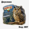 Сувенирен магнит - Бухал