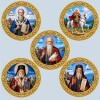 Кръгли икони с декоративна рамка