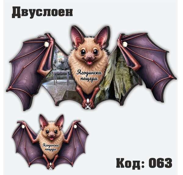 Сувенирен магнит - Прилеп